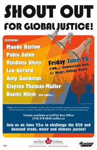 ShoutOutforglobaljustice.Poster