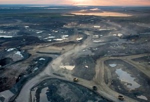tar sands from air