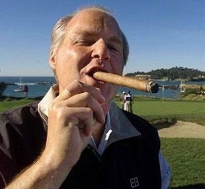 rush limbaugh and cigar