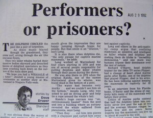 NAL draper story on Marineland 1992