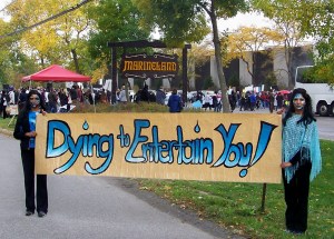 marineland protest banner oct 2012
