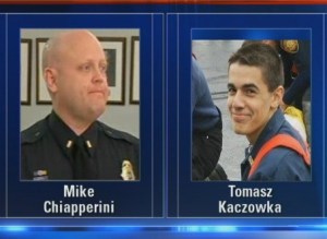 The two firefighters mowed down by gunfire near Rochester, New York this Christmas Eve.