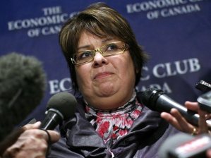 Canadian Native Chief Theresa Spence. 