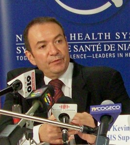 Niagara Health System Supervisor Kevin Smith announces new NHS board