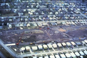 The old Love Canal neigbhourhood with one of the world's worst toxic wast dumps in the middle. Is it leaking into the neighbourhood and into creeks flowing to the Niagara River again?