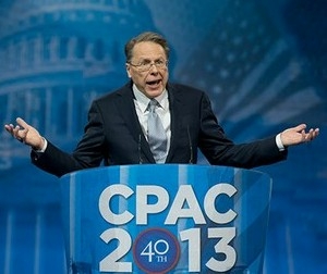 NRA's Wayne LaPierre receives standing ovations this March 15 at Conservative Political Action Conference attended by Republicans, Tea Party members and other conservatives across the U.S.