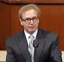 U.S. Congressman Brian Higgins, representing the Western New York/Buffalo area, on floor of Congress
