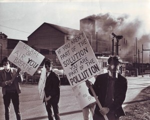 My first Earth Day - the first in the world - in Welland, Ontario on April 22, 1970