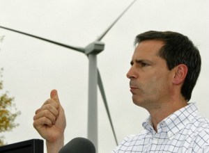 Then Ontario Premier Dalton McGuinty pushing wind energy at the cost of giving local communities a voice in how these facilities should be cited in the best interest of everyone.