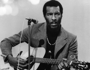 Richie Havens in full thrust as a folk singer and messanger for our times.