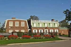 The renown RiverBrink Art Museum in the Niagara-on-the-Lake, Ontario village of Queenston.