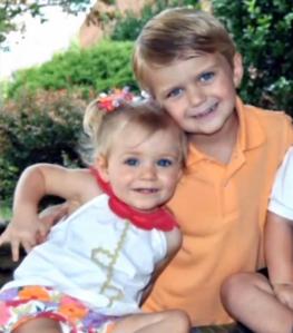 Kristian Sparks, 5, of Kentucky accidentallly shot his two-year-old sister Caroline with a rilfe a parent bought him for his birthday.