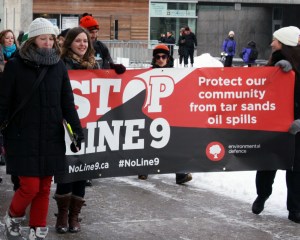 line nine pipe protest taliano