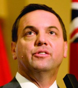 Ontario Opposition and Conservative Party Leader Tim Hudak