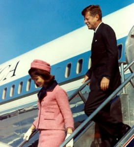 U.S. President John F. Kennedy and his wife Jackie arrive in Dallas, Texas on that fateful day of November 22nd, 1963