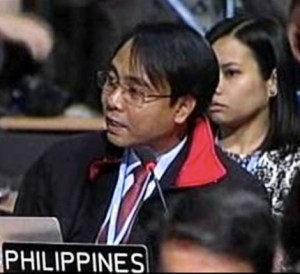 The climate change champion from the Philippines, Yeb Sano
