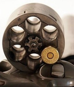 Want to play? Spin the chamber, pull the trigger and hope you don't get blown away