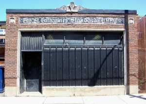 One of the oldest pieces of the now dead St. Catharines Standard newspaper building in that Niagara, Ontario city's downtown. Gone with the greed of the corporations that took over the paper, once might say. Photo by former Standard reporter Doug Draper