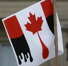 canada oil flag