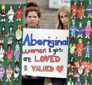 From a rally last year on Canada's Parliament Hill for proper, respectful inviestigations into murded and missing native women and girls. Why should they be treated like human garbage when they go missing?