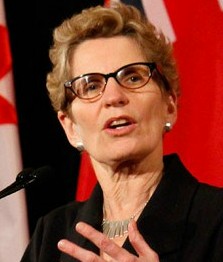 Ontario Premier Kathleen Wynne