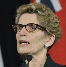 Ontario Premier Kathleen Wynne