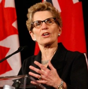 Ontario Premier and Liberal Party Leader Kathleen Wynne
