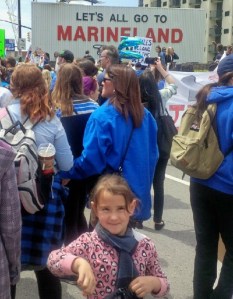 Kathryne Dockstader on her first trip to Marineland in Niagara Falls, Ontario. Photo courtesty of Karl Dockstacer