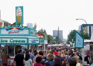 Allentown Art Festival flowing on for blocks and blocks on Buffalo, New York's Delaware Avenue. File photo by Doug Draper