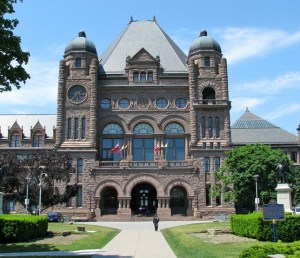 In case some of you so locked into your fucking social media sites don't know, this is the Queen's Park legislature. You might want to engage sometime.