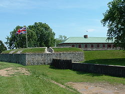 Niagara, Ontario's Old Fort Erie, across the Niagara River from Buffalo, New York