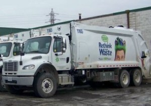 Should the crews working these waste collection trucks be required to work in record cold temperatures meteorolists call "dangerous?"