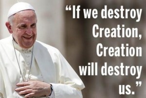 Pope climate change