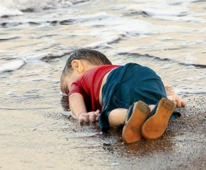 One of the photos of three-year-old Ala Kurdi that wrenched the hearts of people around the world.