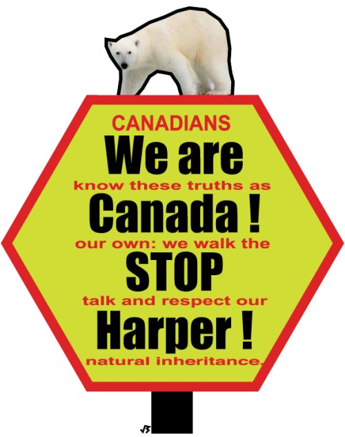 stop harper sign four