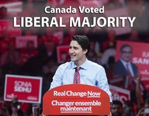 Trudeau's Liberals sweep to victory as an agent of change