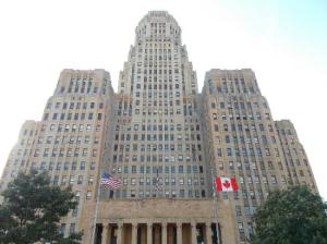 Buffalo's City Hall, both outisee and in its great hallways and chambers, is a towering monument to the era of Art Deco design. 