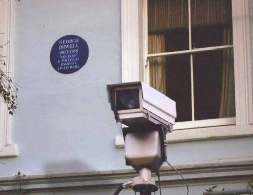 close up george orwell