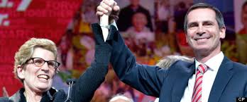 Kathleen Wynne and Dalton McGuinty - 'Meet the new boss. Same as the old boss!'