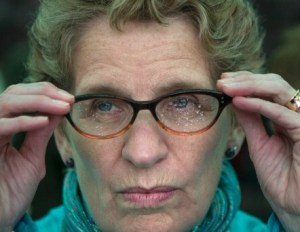 Ontario Premier Kathleen Wynne, who most of us aren't wealthy enough to buy access to.