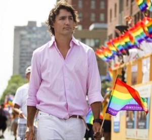Justin Trudeau has walked in a number of Pride Parades over the years.