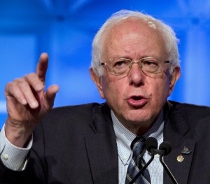 Vermont Senator and U.S. presidential candidate Bernie Sanders