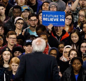 At a Bernie Sanders campaign stop in Buffalo this spring - attended by more than 10,000