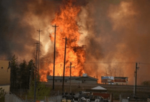 Wildfires raging in Alberta, Canada's tar sands region