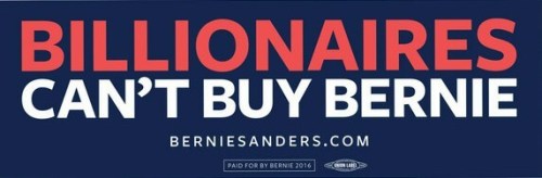 best billionaires cant buy bernie