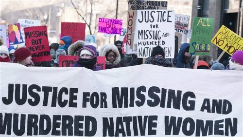 One of numerous rallies failed to convince Canada's former Harper government to launch an inquiry into what happened to more than 1,000 missing indigenous women and girls