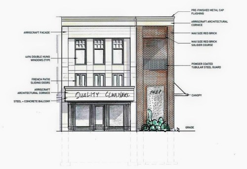 Drawing for some of the construction work being done on Pelham Street. Image courtesy of Town of Pelham