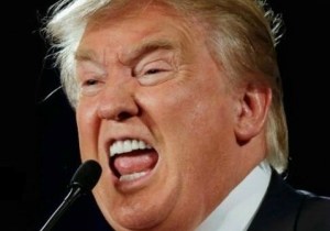 Donald Trump in full flightiness during the campaign. The cable news people say, we can all come down. He's "more tempered now."