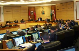 A recent meeting of Niagara regional council. File photo, Doug Draper