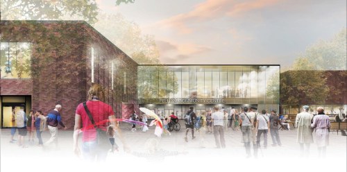 Concept drawing of Pelham Community Centre